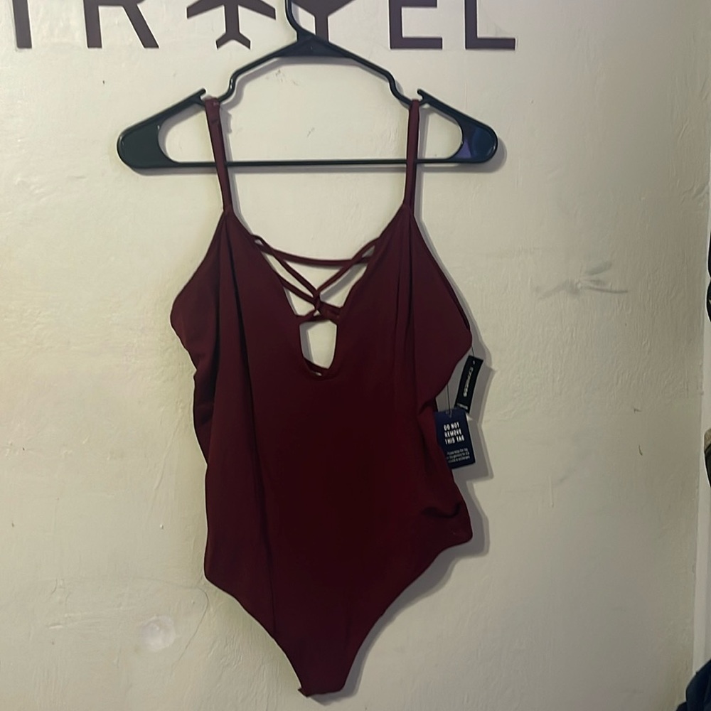 MAROON BODYSUIT
